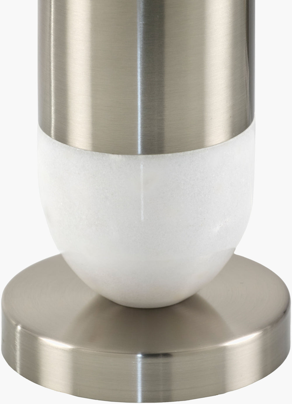 Surya Carina 29" Marble & Iron Accent Table Lamp - Chic Design, Easy Maintenance, Warm Glow For Home Elegance Body, White Marble,Iron,Iron,Linen,Polyester,Iron Car-001