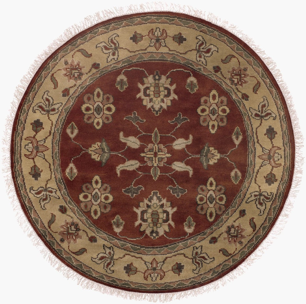 Surya Caspian 8' X 8' Handmade Wool Rug - Luxurious, Elegant, And Soft For A Cozy Home Experience  Nz Wool Cas9903-8rd