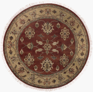 Surya Caspian 8' X 8' Handmade Wool Rug - Luxurious, Elegant, And Soft For A Cozy Home Experience  Nz Wool Cas9903-8rd
