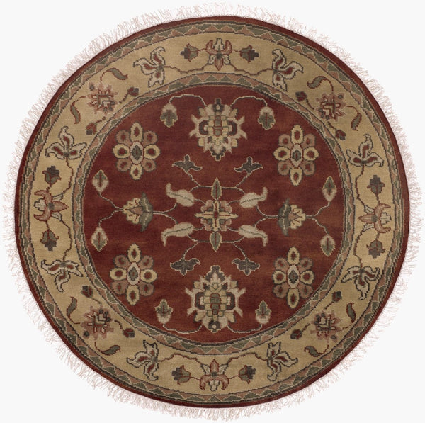 Surya Caspian 8' X 8' Handmade Wool Rug - Luxurious, Elegant, And Soft For A Cozy Home Experience  Nz Wool Cas9903-8rd