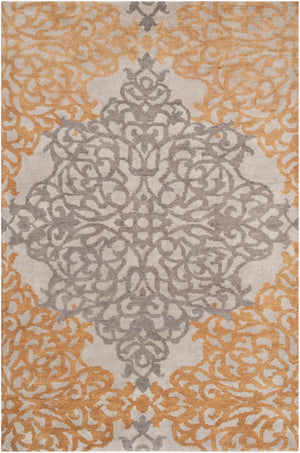 Surya Caspian 8' X 8' Handmade Wool Rug - Luxurious, Elegant, And Soft For A Cozy Home Experience Dusty Sage Nz Wool Cas9914-5686