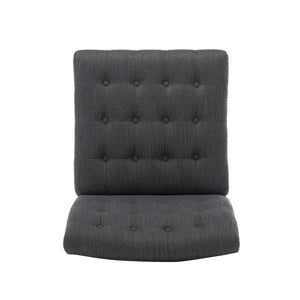English Elm Accent Slipper Chairs Set of Two Button Tufted Plush Upholstered Living Room Pair 70752.00