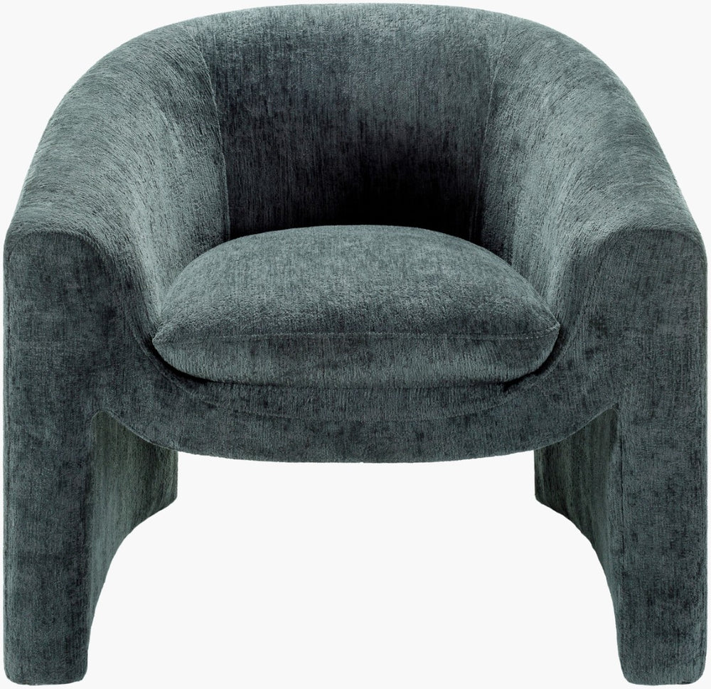 Surya Cascadia Accent Chair - Stylish 28"H X 31"W X 31"D Pine Upholstered Comfort For Your Living Space Upholstery, Teal Polyester,Pine,Polyurethane Foam,Dacron Casd002-283131