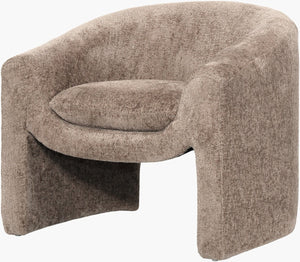 Surya Cascadia Plush Foam Accent Chair with Low Profile Frame for Modern Living Rooms CASD004-283131