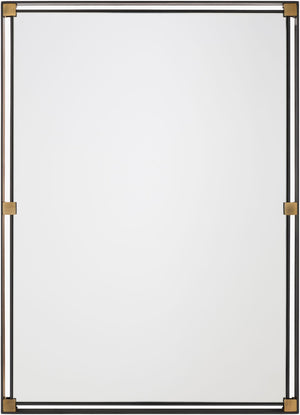 Surya Casimir Arched Wall Mirror with Ornate Frame for Entryway Living Room Bedroom CASI002-42301