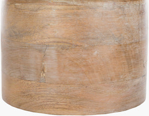 Surya Coast Table Lamp - Stylish 15" Accent Light In Mango Wood & Stainless Steel For Home Décor Charm White Wood Veneer,Cotton Cat972-tbl