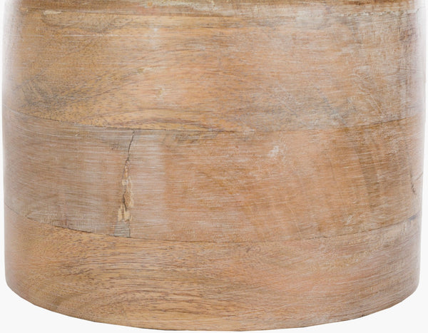 Surya Coast Table Lamp - Stylish 15" Accent Light In Mango Wood & Stainless Steel For Home Décor Charm White Wood Veneer,Cotton Cat972-tbl