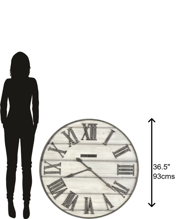 Hekman Furniture 625743 West Grove Oversized Wall Clock - Antique Style, Roman Numerals, Perfect Gift For Home Decor  West Grove Gallery Wall Clock 625743