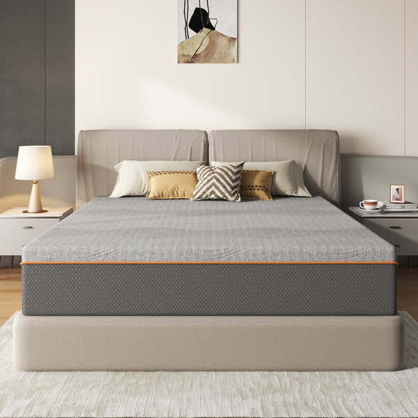 English Elm King Size 14 Inch Cooling Memory Foam Mattress Certified Safe Medium Feel Hotel Grade W2889P423147