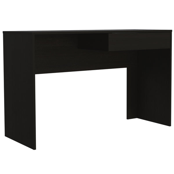 English Elm Acre Modern Writing Computer Desk With Hidden Drawer - Sleek Design For Home Offices & Small Spaces B20091886