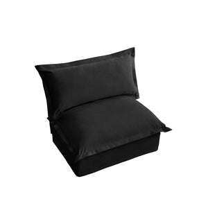 English Elm Koala Armless Chenille Sofa Deep Seat High Back Wrap Pillow Living Room Couch W3041P281153