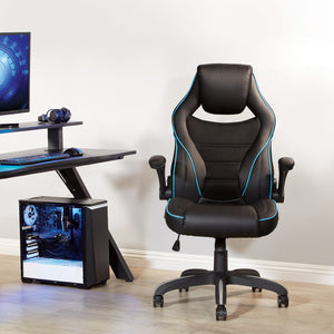 OSP Home Furnishings Xeno Gaming Chair Blue
