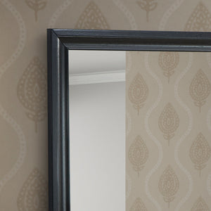 English Elm Madrid Contemporary Decorative Wall Mirror with Unique Shaped Frame, Laminate Wood Grain Finish, 37x46 inchesMadrid Contemporary Decorative Wall Mirror with Unique Shaped Frame, Laminate Wood Grain Finish, 37x46 inches Black 3 L x 49 W x 39 H B078P286061