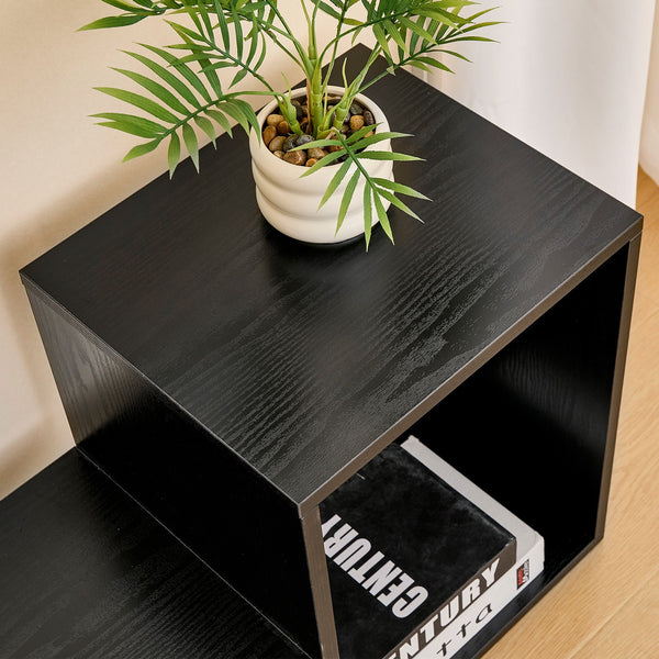 English Elm Modern Modular Mdf Entertainment Center Open Shelving Console for Any Room Layout W3875P435415