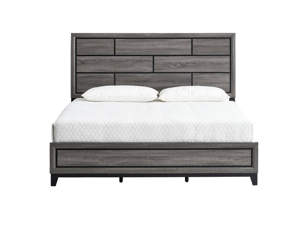 English Elm Glasgow King Bed In Striking Gray Finish – Modern Design With Under-Bed Storage & Sturdy Support B078S00632