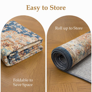 English Elm Premier Navy Traditional Area Rug Low Pile Living Room Entryway Floor Accent 5x7 B186P479374
