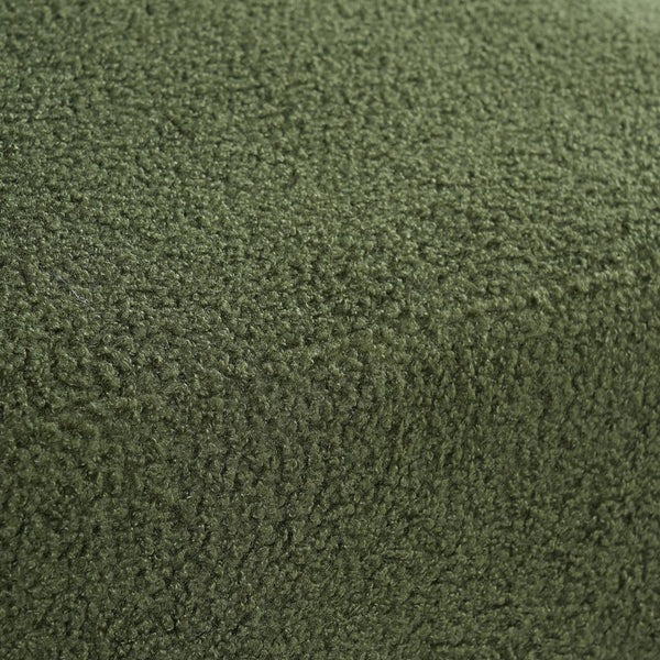 English Elm 26" Boucle Lounge Chair Solid Wood Frame Woven Texture Minimalist Seat for Any Room Green N767P408732D
