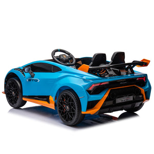 English Elm Lamborghini Huracan Sto 24v Kids Ride on Drift Car with Led Lights and Remote W1578P210769
