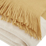 INK+IVY Stockholm Mid-Century Color Block Faux Cashmere Throw II50-240 Yellow