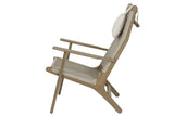 Coastal Teak Cushionless Highback Chair SW5502-21HB Sunset West