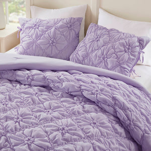 English Elm 3PCS King Comforter Set with Plush Microfiber Fill, Oversized 102"x88" Comforter and Shams Purple 16.93 L x 12.99 W x 7.87 H B035P366527