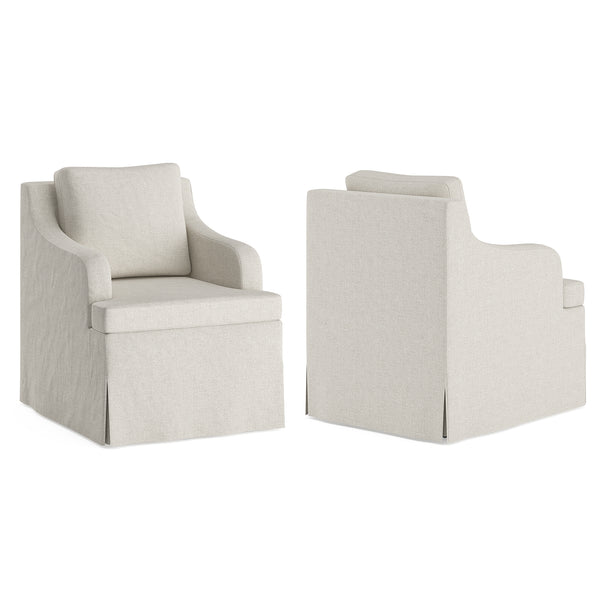English Elm Dining Armchair with Beige Upholstery and Cushioned Seat for Kitchen or Living Room T3623P430776