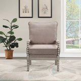 OSP Home Furnishings Abbott Chair Dolphin