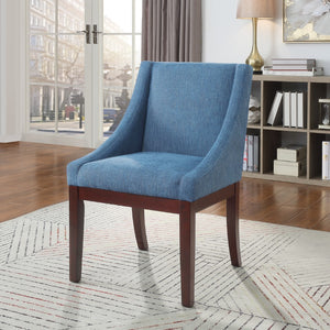 OSP Home Furnishings Monarch Dining Chair Navy