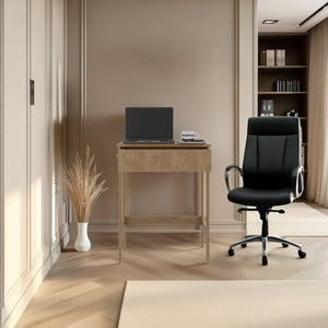 English Elm Lebam Compact Writing Desk with Drawer for Small Spaces Modern Home Office B092P390611