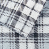 True North by Sleep Philosophy Micro Fleece Casual Sheet Set SHET20-996 Grey Plaid