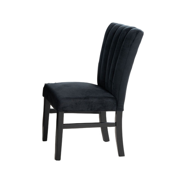 English Elm Contemporary Northall Arm Chair with Sleek Upholstery and Minimalist Profile for Modern Dining Spaces Black 39 L x 22 W x 14 H B2741P406131