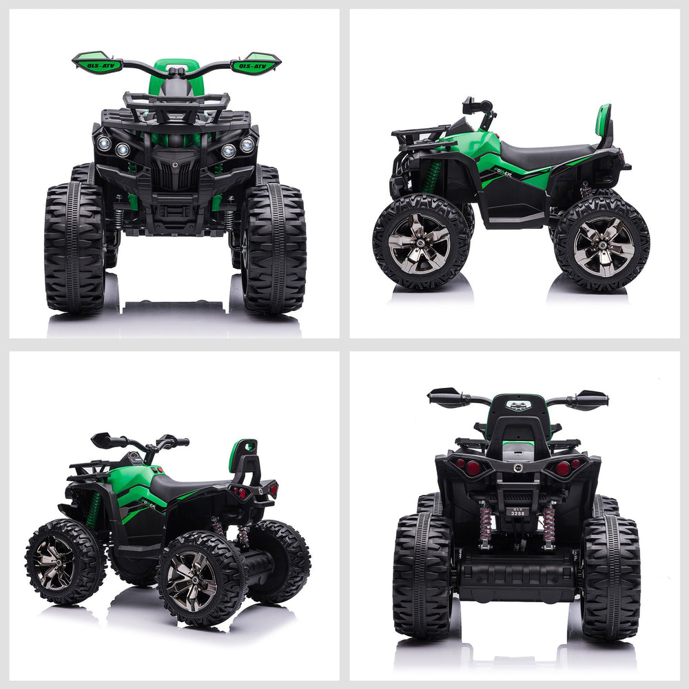 English Elm Aosom Kids Pedal Go Kart Outdoor Ride on Toy with Adjustable Seat and Handbrake W2225P249797