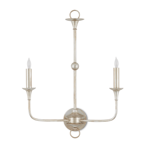 Nottaway Champagne Wall Sconce - Elegant Wrought Iron Fixture for Traditional & Transitional Spaces