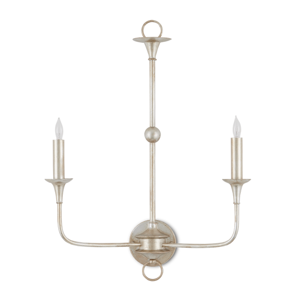 Nottaway Champagne Wall Sconce - Elegant Wrought Iron Fixture for Traditional & Transitional Spaces