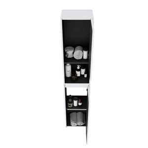 English Elm 12" Bathroom Side Cabinet - Wall-Mounted, Soft-Close Doors, Space-Saving Design For Modern Homes W999S00282