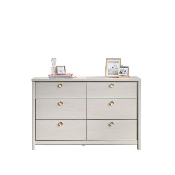English Elm Dresser, Contemporary White Finish With Smooth Drawers – Ideal Storage For Bedroom & Guest Rooms! B356P402595