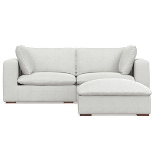 English Elm Jasmine 2-Piece Sofa & Ottoman Set - Modern Comfort, Durable Craftsmanship, Perfect For Living Rooms B136P199255