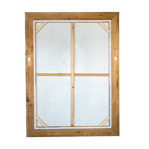 English Elm 35.4x47.2x1.2" Hand-painted Floral Canvas with Rustic Fir Frame for Farmhouse Walls W2078P481784