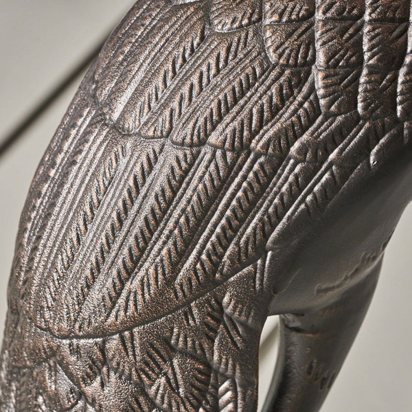 English Elm Christopher Knight Home® - Bird Antique Bronze Rust‑Proof Aluminum Crane Garden Statues Set of 2 — Handcrafted, Weather‑Resistant Elegance for Patio (43" Tall) 62909.00SHNCOP_62910.00SHNCOP