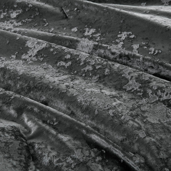 JLA Home Intelligent Design - Crushed Velvet Sherpa Reversible Comforter Set with Hypoallergenic Fill, OEKO‑TEX, Machine Washable Charcoal ID10-2380