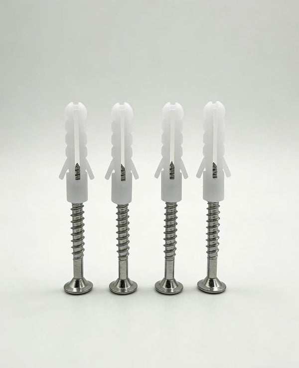 English Elm Bathroom Mirror Cabinet Screw Anchor Set Galvanized Steel Rust Proof Wall Mount Kit W3083P465629