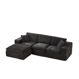 English Elm Modern Chenille Cloud Sofa - Cozy, Configurable Comfort For Stylish Living Rooms, Apartments & Offices W3396S00039