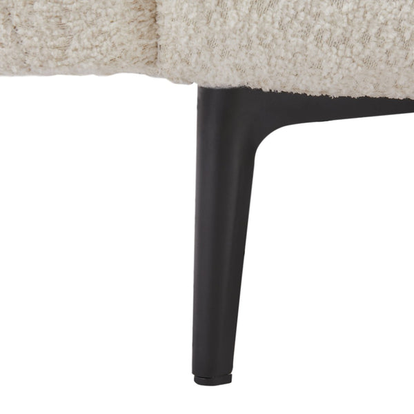 English Elm Oversized Sherpa Loveseat Sofa - Plush 2-Seater With Metal Legs & Pillows For Modern Living Spaces W542S00052-GIGA