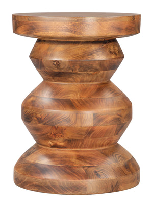 Kerala Side Table Brown 109772 Zuo Modern