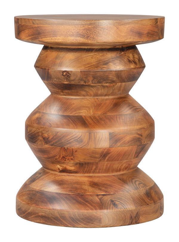 Kerala Side Table Brown 109772 Zuo Modern