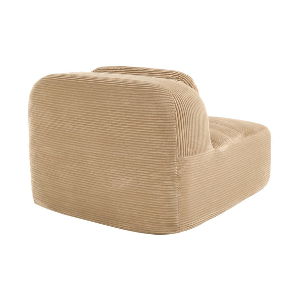 English Elm Hamlet Corduroy L-shaped Sectional Sofa with Pillows for Modern Living Rooms Camel W714P323637