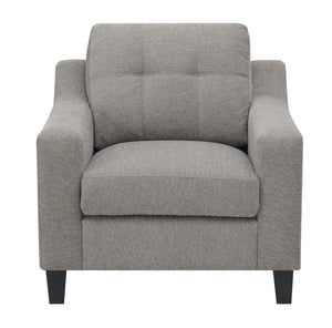 English Elm Wallace & Bay - Gray Accent Chair - Urban Contemporary Design With Comfortable Support For Modern Living Spaces B361P384462-GIGA