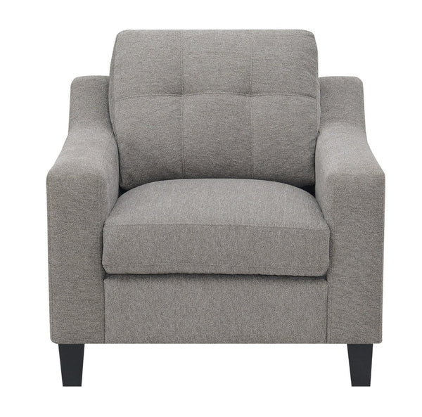 English Elm Wallace & Bay - Gray Accent Chair - Urban Contemporary Design With Comfortable Support For Modern Living Spaces B361P384462-GIGA