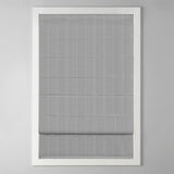 Madison Park Galen Casual Basketweave Total Blackout Roman Shade MP40-7991 Grey