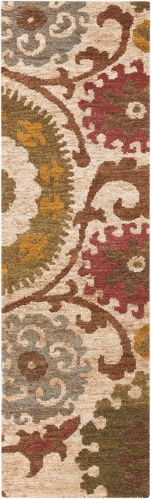 Surya Columbia 2' X 3' Handmade Jute Rug – Global Inspired Design For Elegant Home Décor Charm Olive Jute Cba106-268